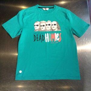 Original Fables OgF Turquoise Men's Size L Graphic T-shirt Dead Homies Money